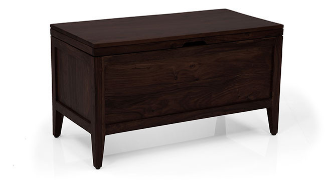 Norvik Storage Bench Mahogany Finish